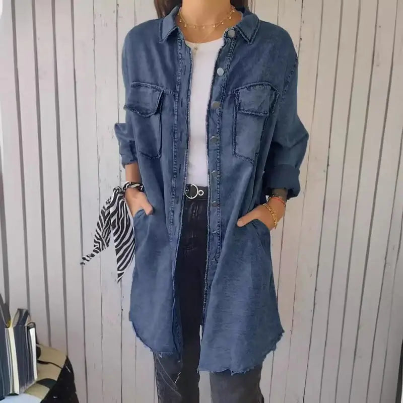 MARIE | Relaxed Denim Shirt Jacket