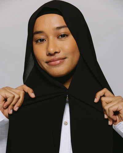 Instant Chiffon Hijab with Built-in Magnets