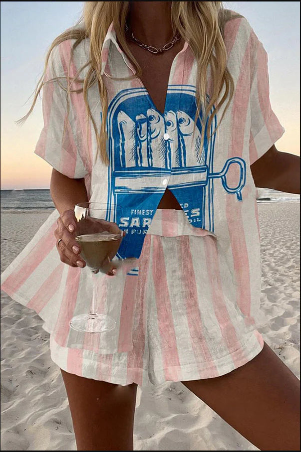 Hominty | Linen Short Set
