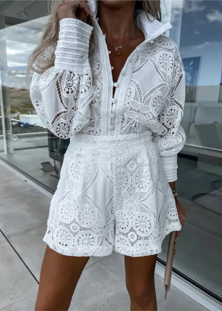 Nika - Beautiful Lace Summer Set