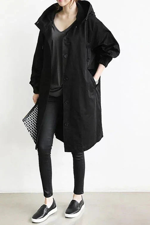 DORO | Hooded Oversized Trench Coat