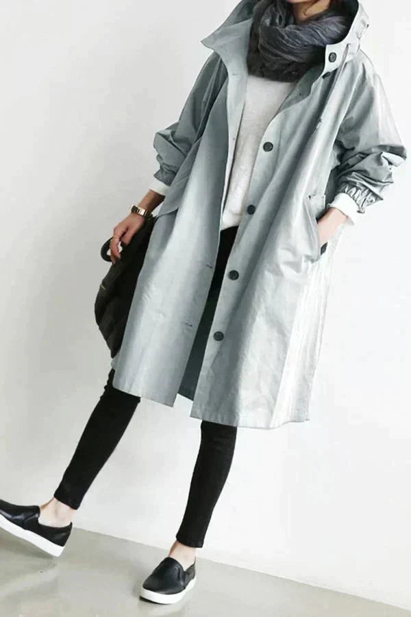 DORO | Hooded Oversized Trench Coat