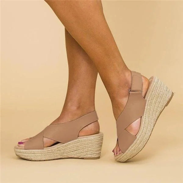 Ysabelle™ | Women's Orthopaedic Summer Sandals – Comfortable, Elegant and Flexible with Wedge Heel