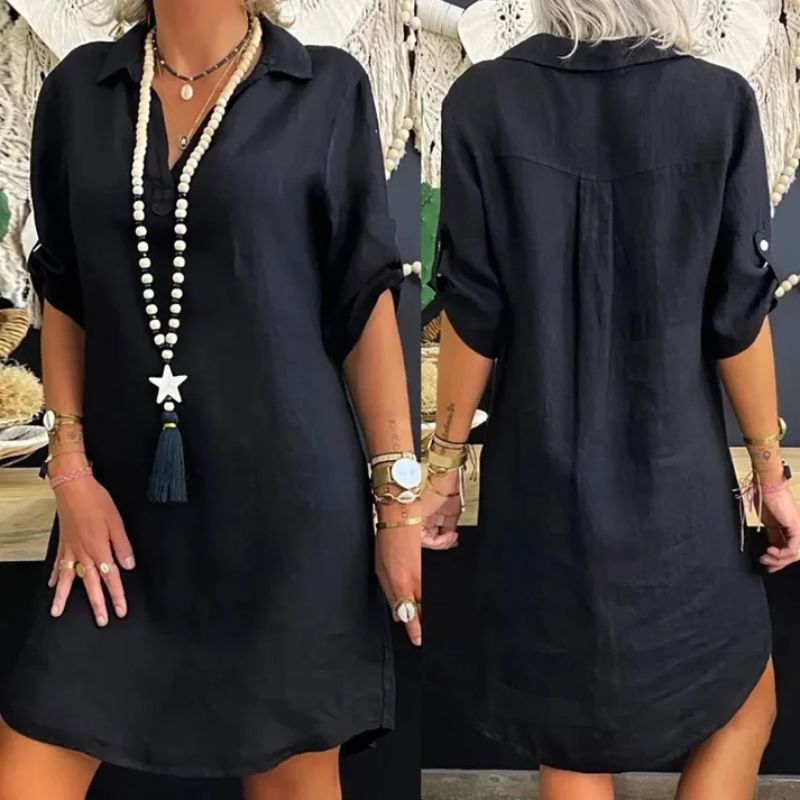 Mira – Elegant Belly-Covering Dress