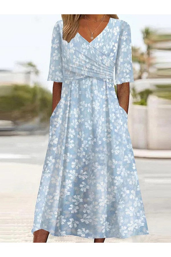 Helen | Floral Midi Dress