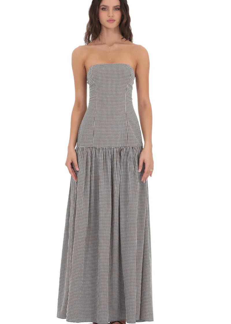 Emily | Strapless Maxi Dress