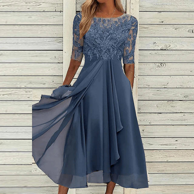 Zaria™ Lace Embroidered Dress