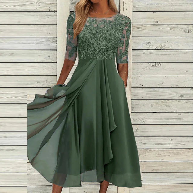 Zaria™ Lace Embroidered Dress