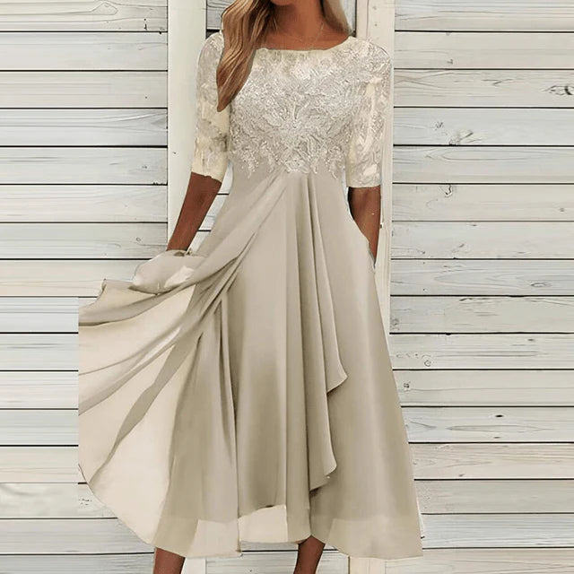 Zaria™ Lace Embroidered Dress