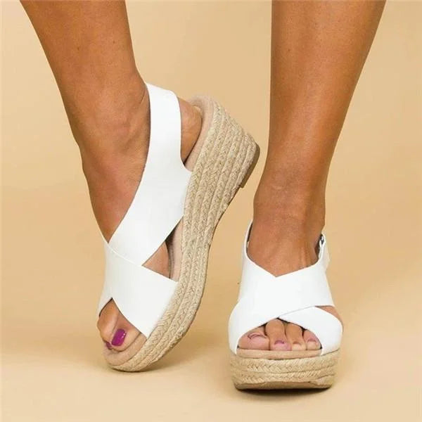 Ysabelle™ | Women's Orthopaedic Summer Sandals – Comfortable, Elegant and Flexible with Wedge Heel