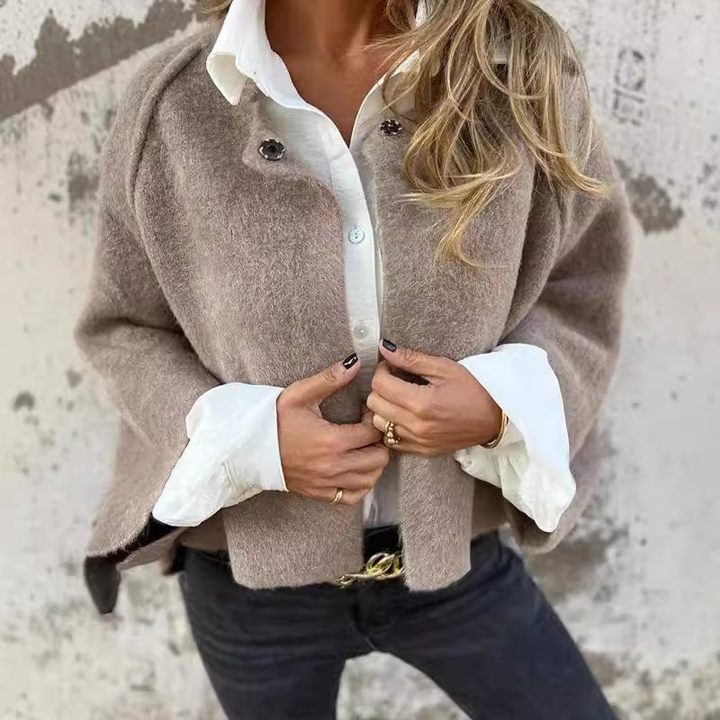 Ilse™ | Short jacket with elegantly flared sleeves