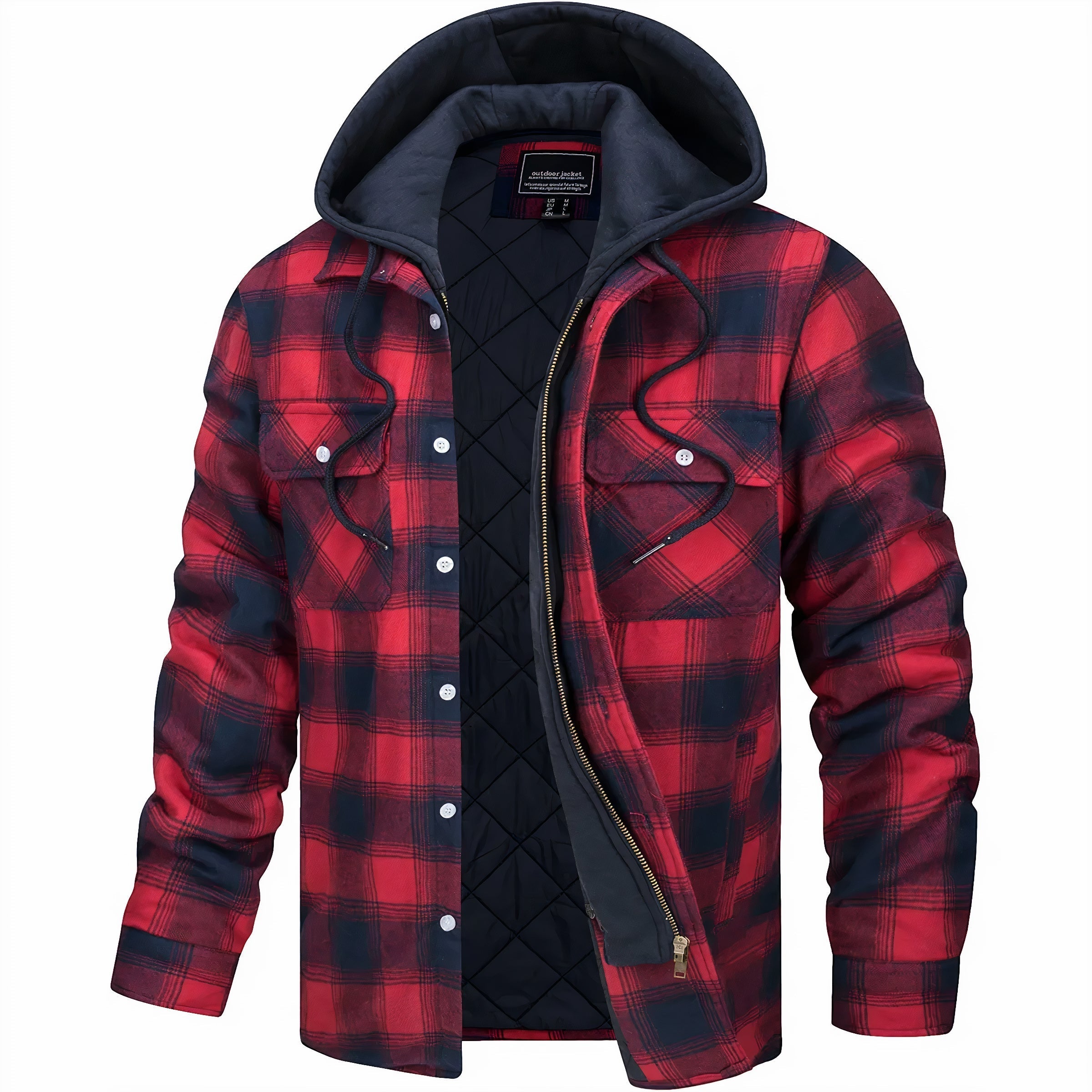 Julius™ | Checked Jacket with Zip